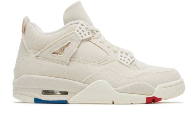 Cheap Retro Air Jordan Canvas DQ4909-100 4 Blank 0806